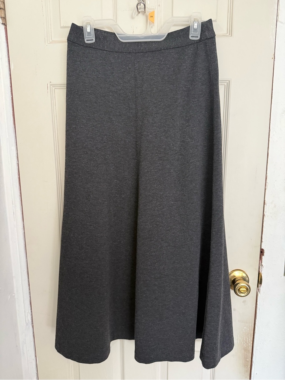 Spiegel Dark Gray Maxi A-Line Knit Skirt
